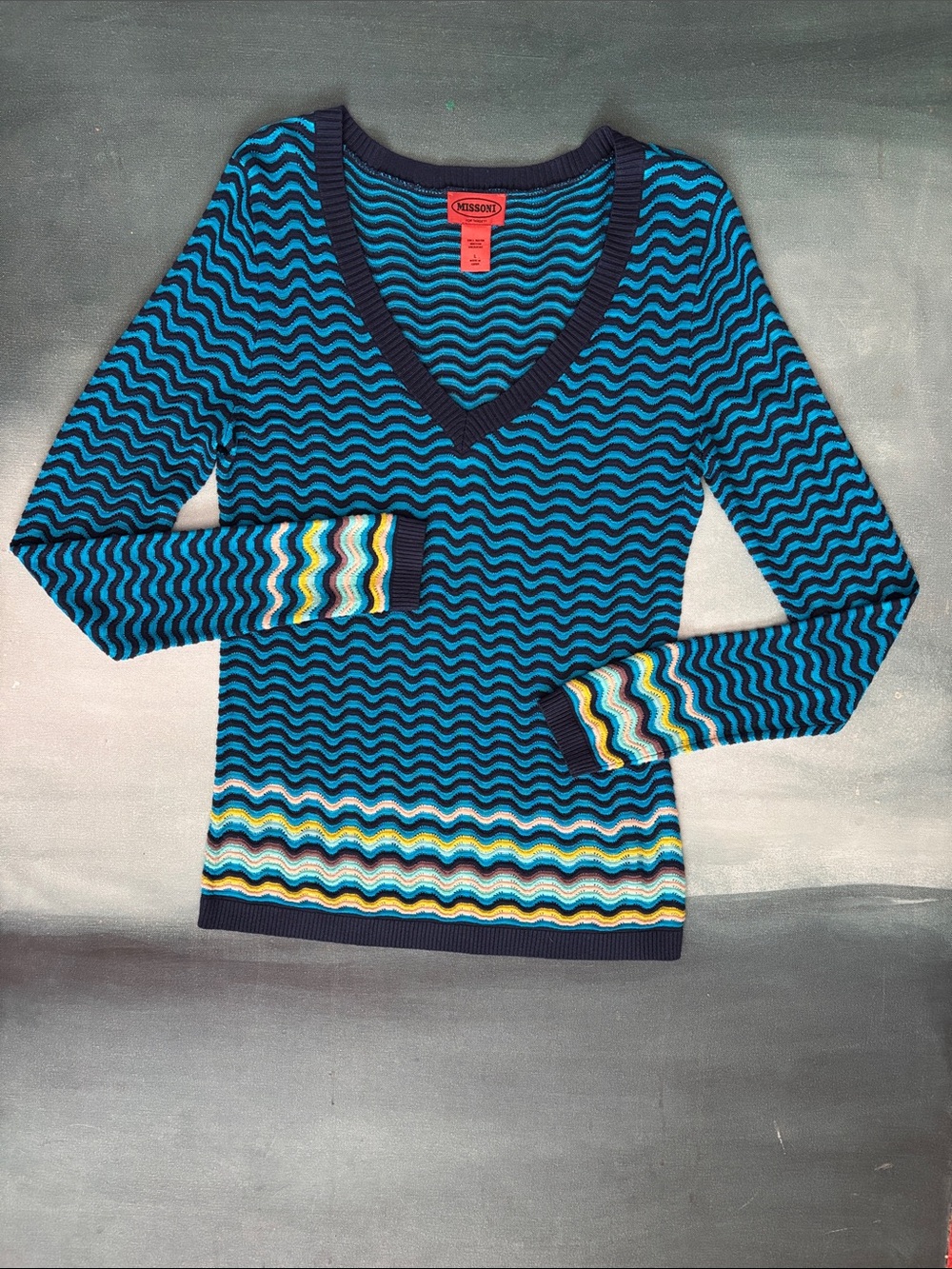 Missoni for Target Knit V-Neck Sweater